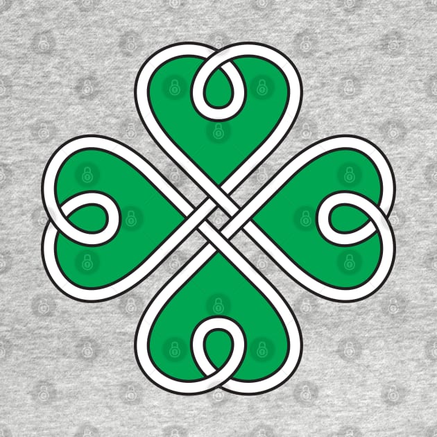 Celtic Knot 4 Leaf Clover #1 by danchampagne